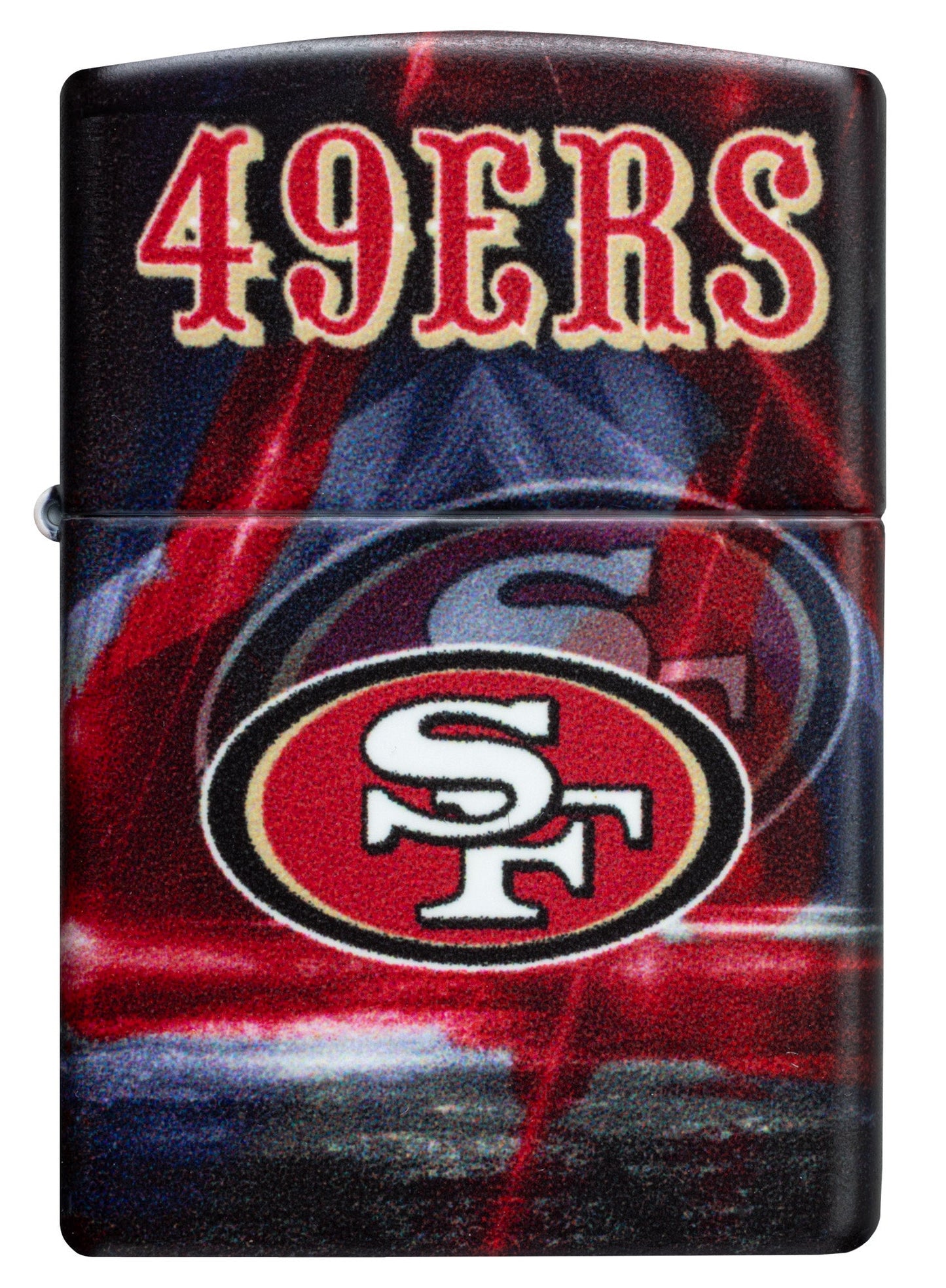 Zippo NFL San Francisco 49ers Team Spirit Design Black Matte Windproof Lighter