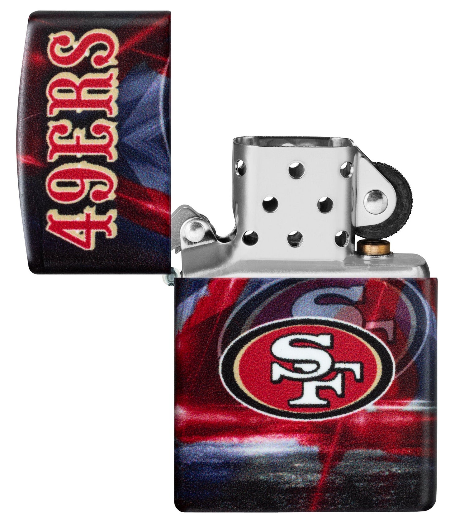 Zippo NFL San Francisco 49ers Team Spirit Design Black Matte Windproof Lighter