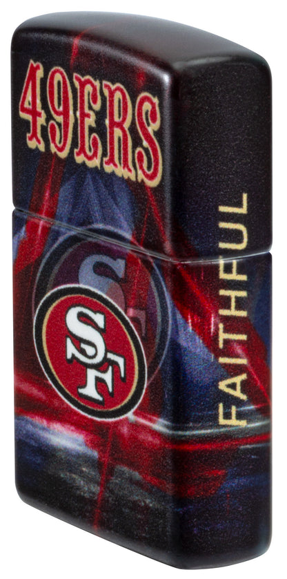Zippo NFL San Francisco 49ers Team Spirit Design Black Matte Windproof Lighter