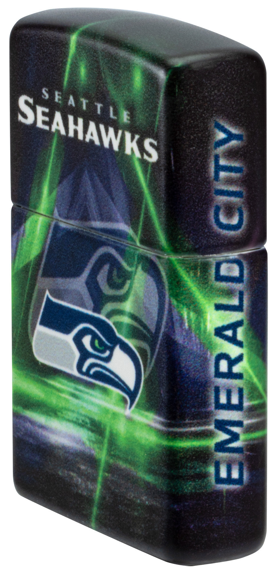 Zippo NFL Seattle Seahawks Team Spirit Design Black Matte Windproof Lighter