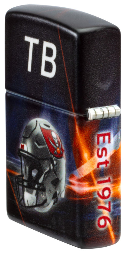Zippo NFL Tampa Bay Buccaneers Team Spirit Design Black Matte Windproof Lighter