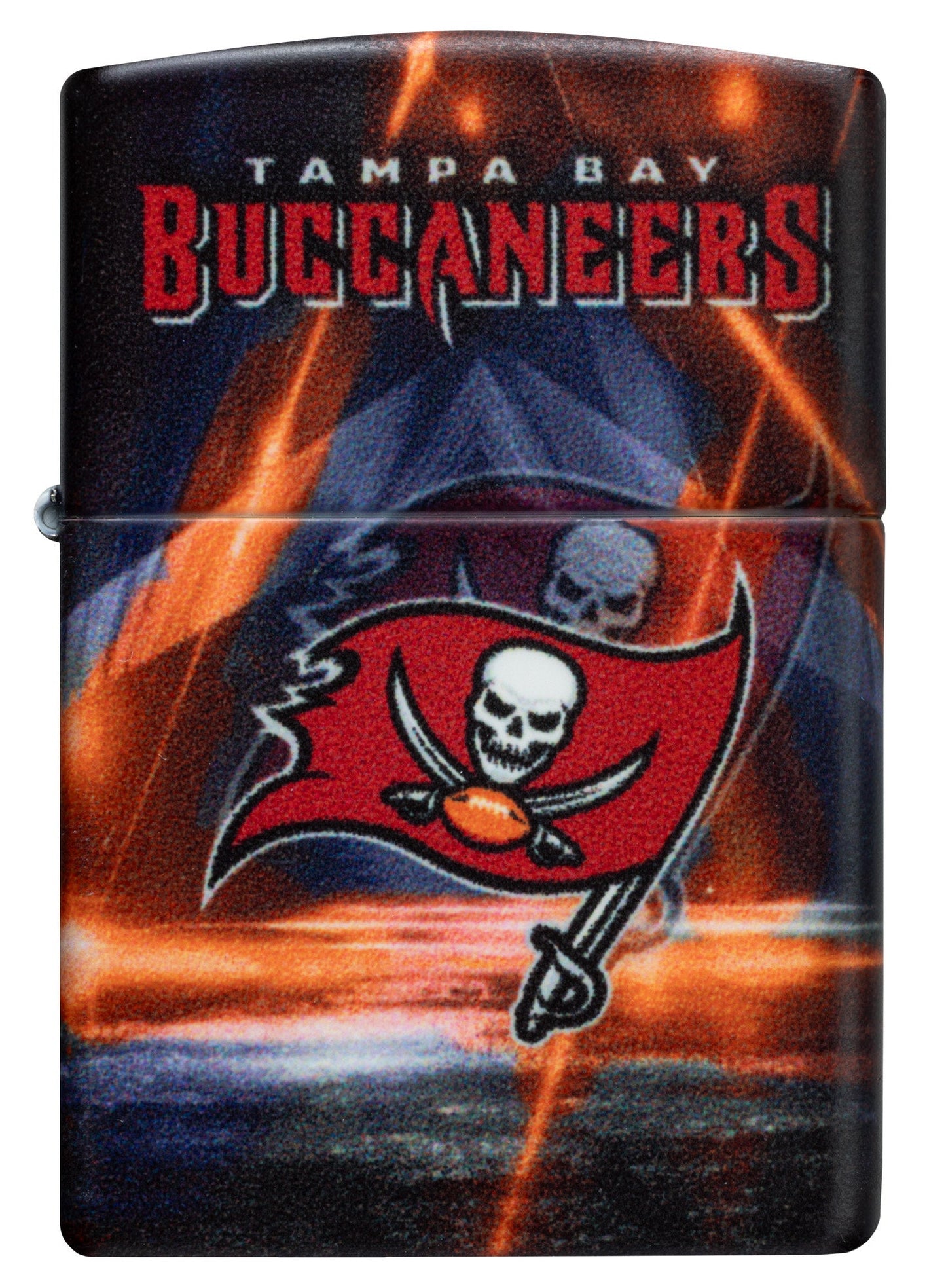 Zippo NFL Tampa Bay Buccaneers Team Spirit Design Black Matte Windproof Lighter