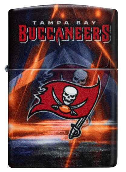 Zippo NFL Tampa Bay Buccaneers Team Spirit Design Black Matte Windproof Lighter