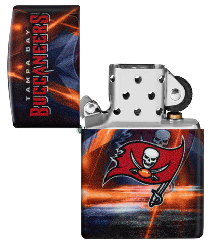 Zippo NFL Tampa Bay Buccaneers Team Spirit Design Black Matte Windproof Lighter