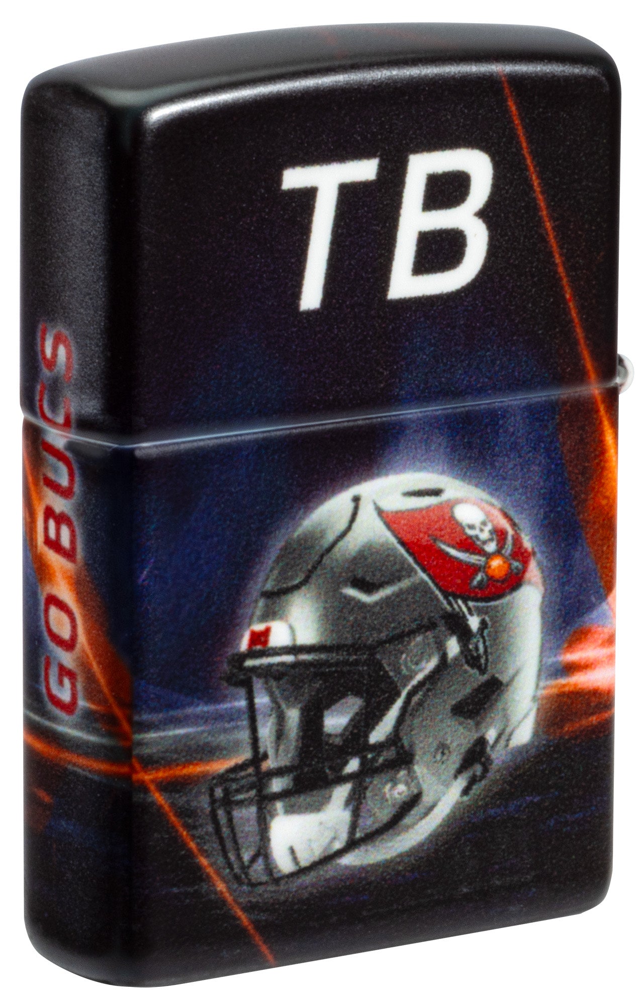 Zippo NFL Tampa Bay Buccaneers Team Spirit Design Black Matte Windproof Lighter