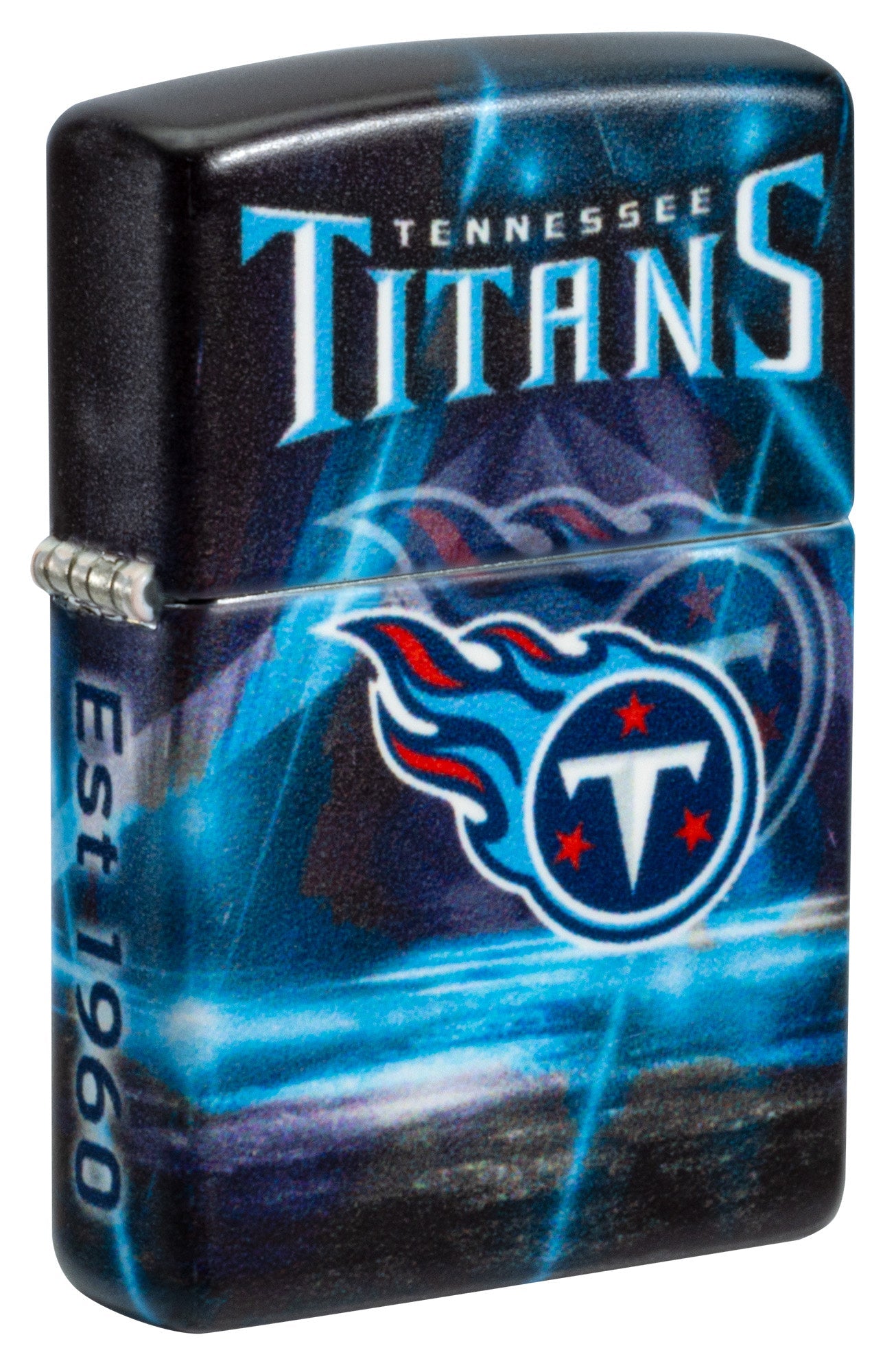 Zippo NFL Tennessee Titans Team Spirit Design Black Matte Windproof Lighter