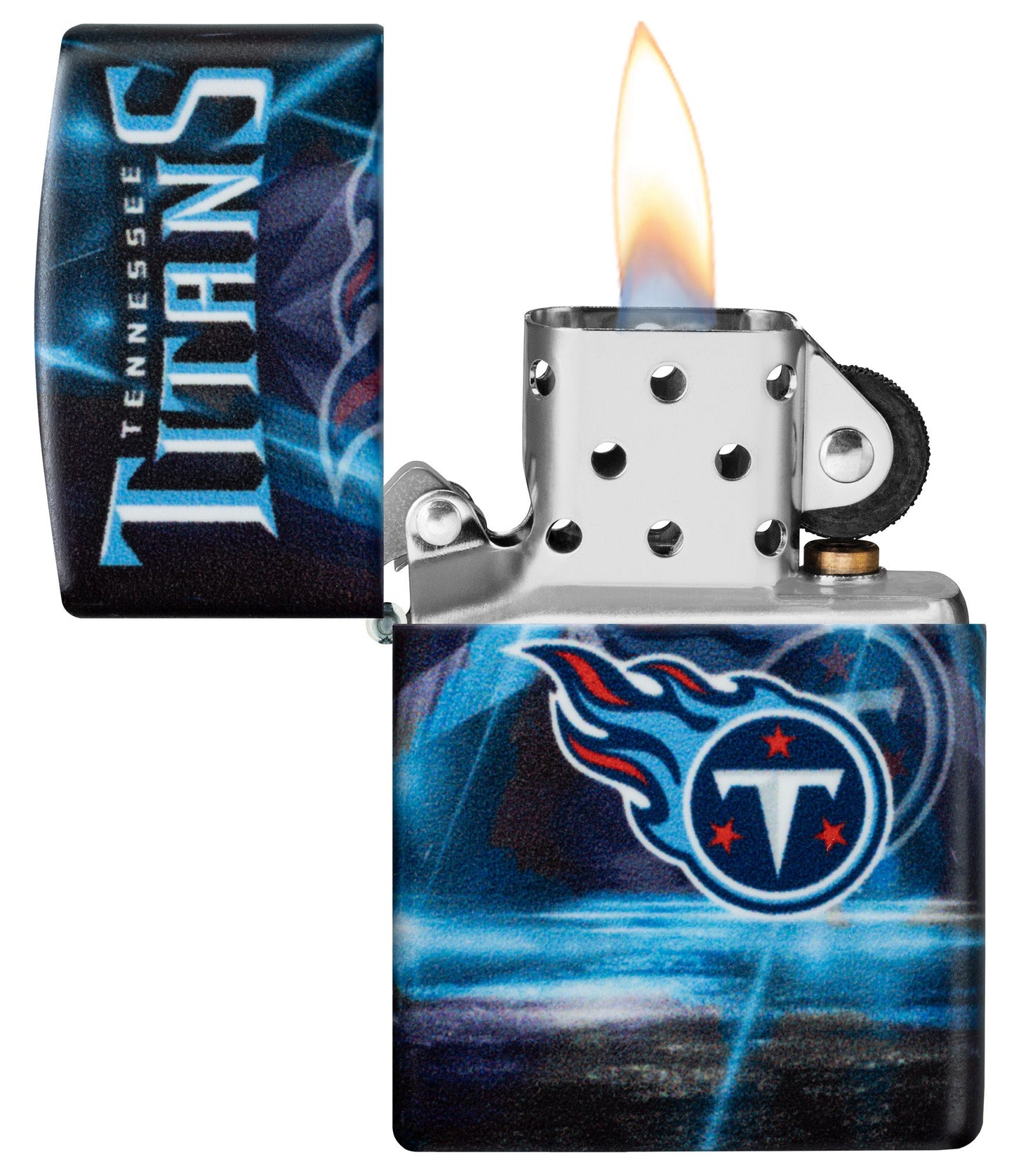 Zippo NFL Tennessee Titans Team Spirit Design Black Matte Windproof Lighter