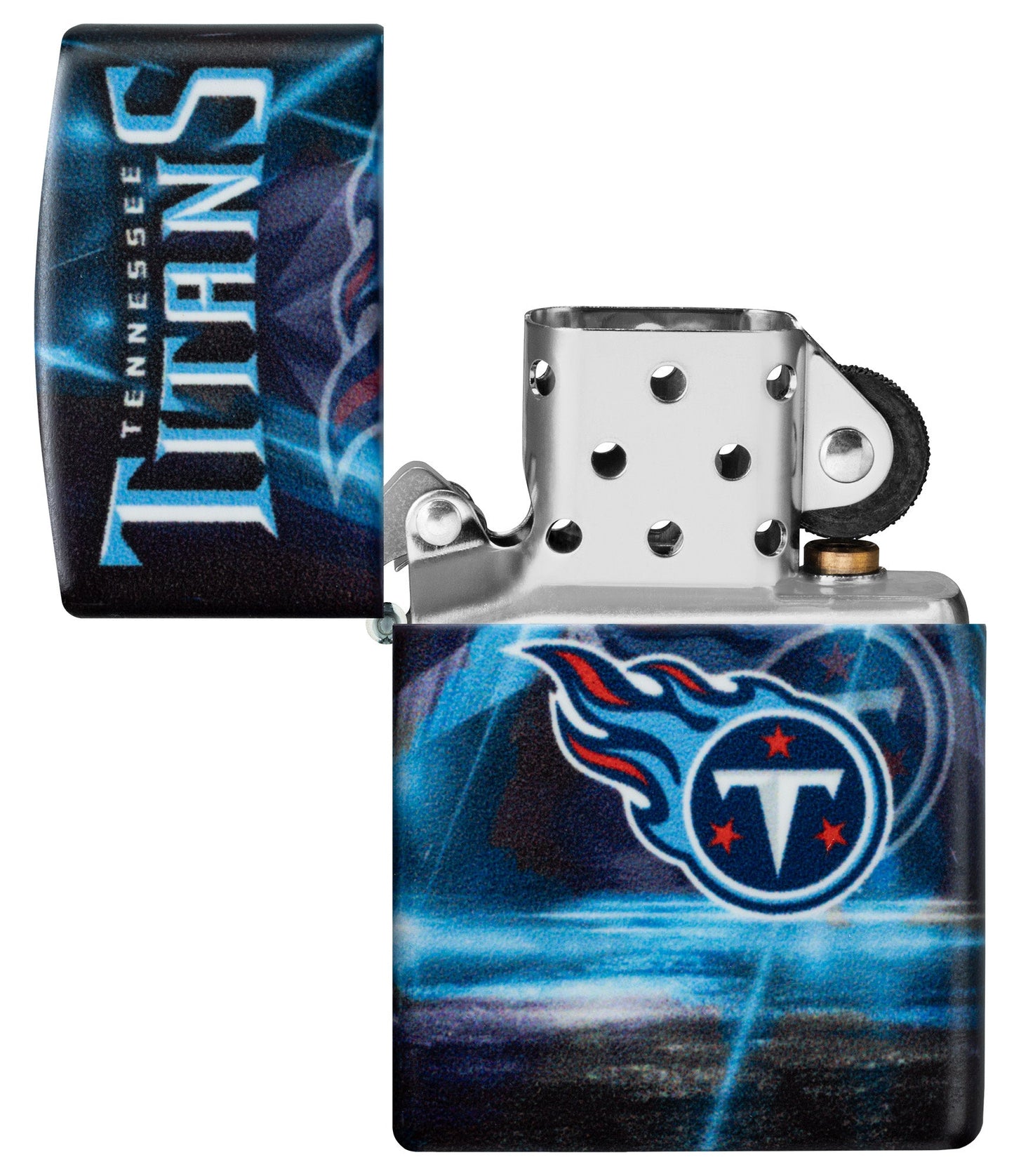 Zippo NFL Tennessee Titans Team Spirit Design Black Matte Windproof Lighter