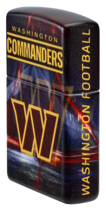 Zippo NFL Washington Commanders Team Spirit Design Black Matte Windproof Lighter