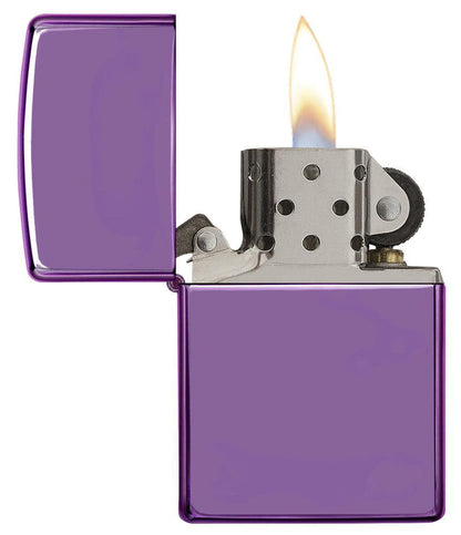 Zippo Classic High Polish Purple Windproof Lighter
