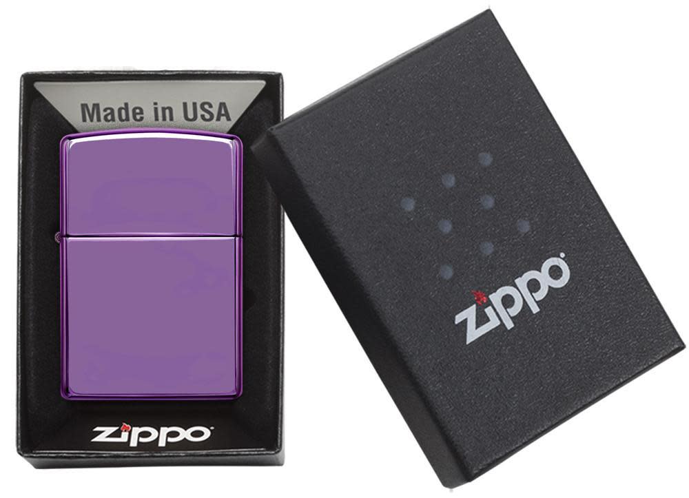 Zippo Classic High Polish Purple Windproof Lighter