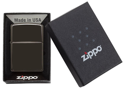 Zippo Classic High Polish Black Windproof Lighter