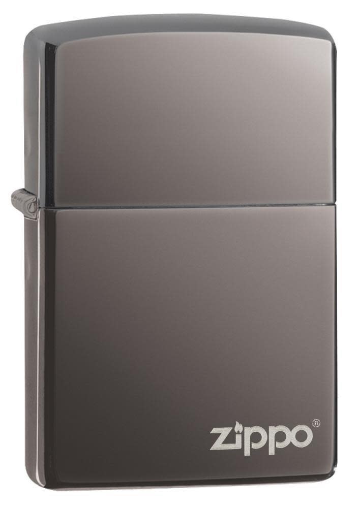 Zippo Classic Black Ice® Logo Windproof Lighter