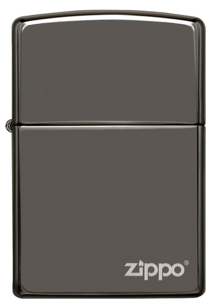 Zippo Classic Black Ice® Logo Windproof Lighter