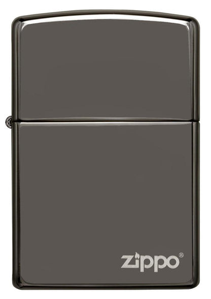 Zippo Classic Black Ice® Logo Windproof Lighter