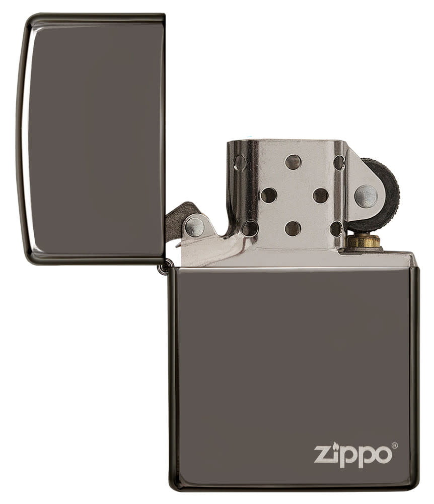 Zippo Classic Black Ice® Logo Windproof Lighter