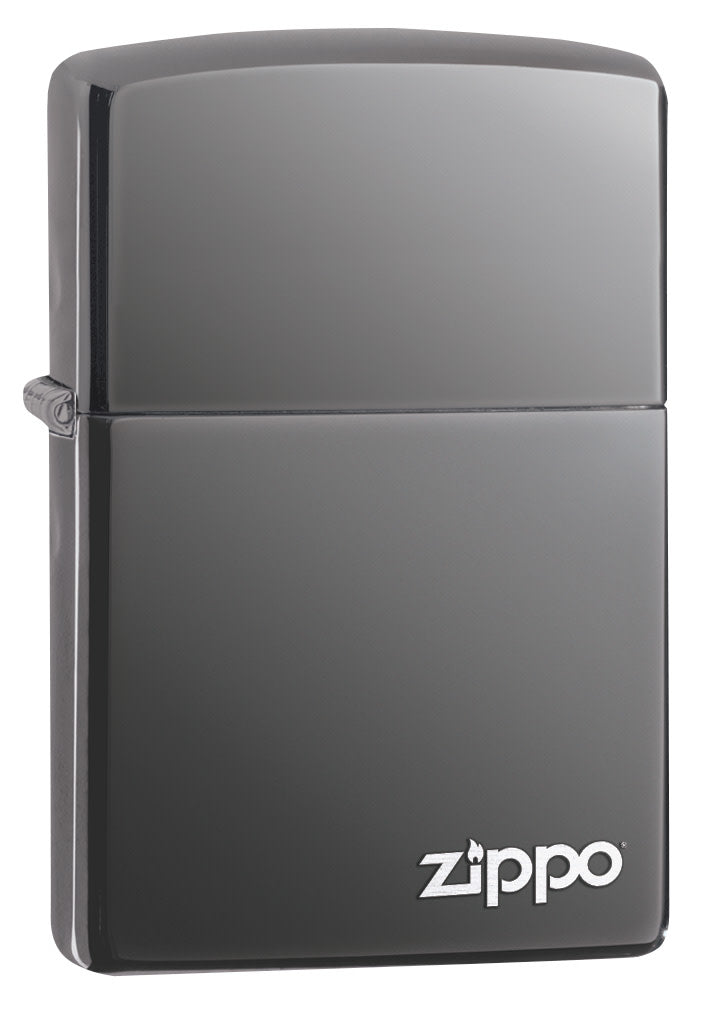 Zippo Classic Black Ice® Logo Windproof Lighter