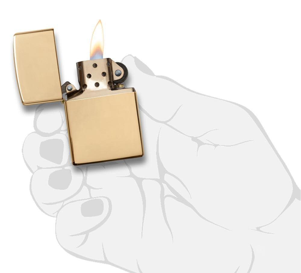 Zippo Classic High Polish Brass Windproof Lighter