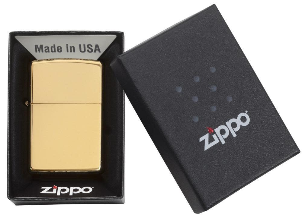 Zippo Classic High Polish Brass Windproof Lighter