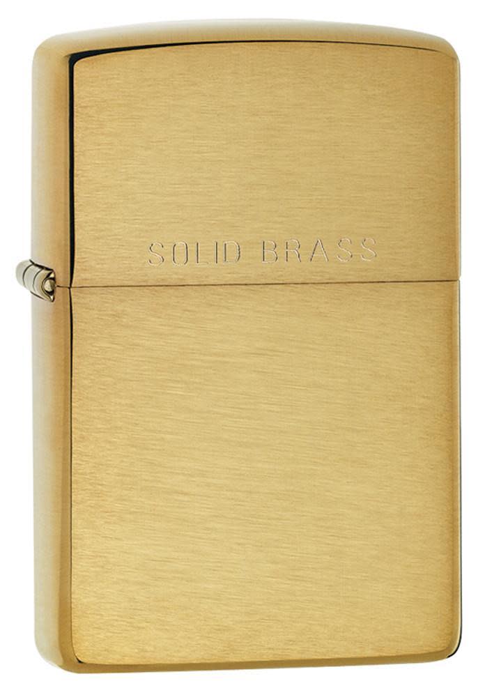 Zippo Classic Brushed Solid Brass Windproof Lighter