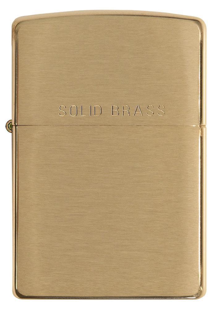 Zippo Classic Brushed Solid Brass Windproof Lighter