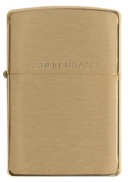 Zippo Classic Brushed Solid Brass Windproof Lighter