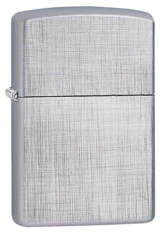 Zippo Classic Linen Weave Chrome Windproof Lighter
