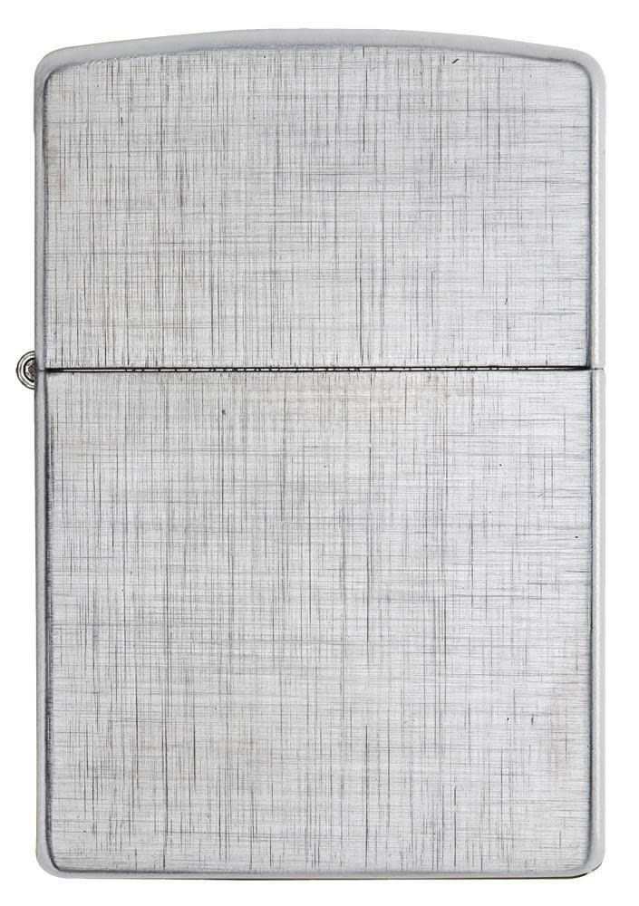 Zippo Classic Linen Weave Chrome Windproof Lighter