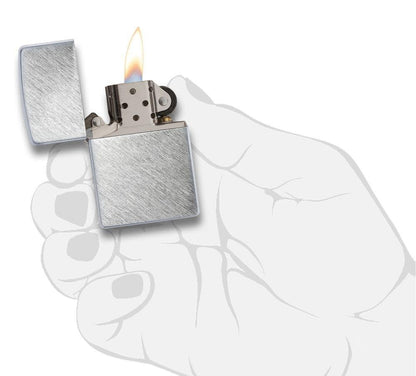 Zippo Classic Herringbone Sweep Chrome Windproof Lighter