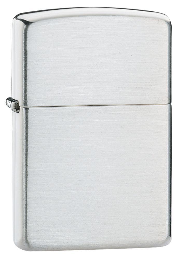 Zippo Luxury Brushed Sterling Silver Windproof Lighter