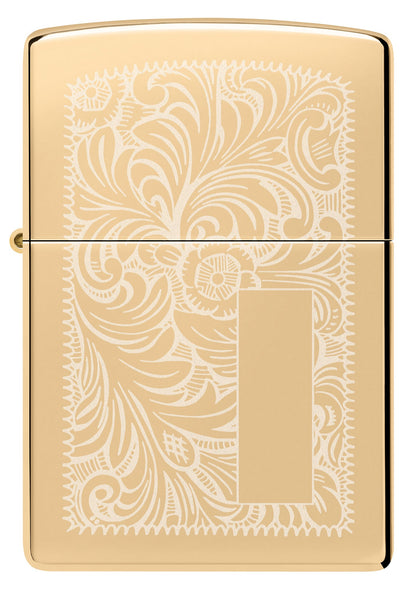 Zippo High Polish Brass Venetian® Windproof Lighter