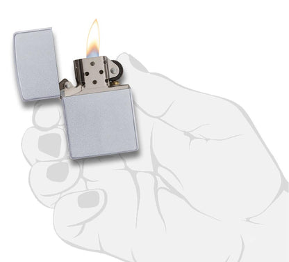Zippo Classic Satin Chrome Windproof Lighter