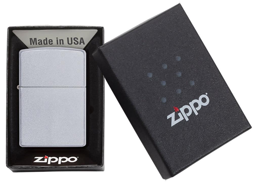 Zippo Classic Satin Chrome Windproof Lighter