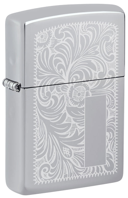 Zippo High Polish Chrome Venetian® Windproof Lighter
