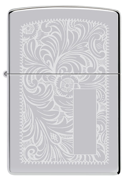 Zippo High Polish Chrome Venetian® Windproof Lighter