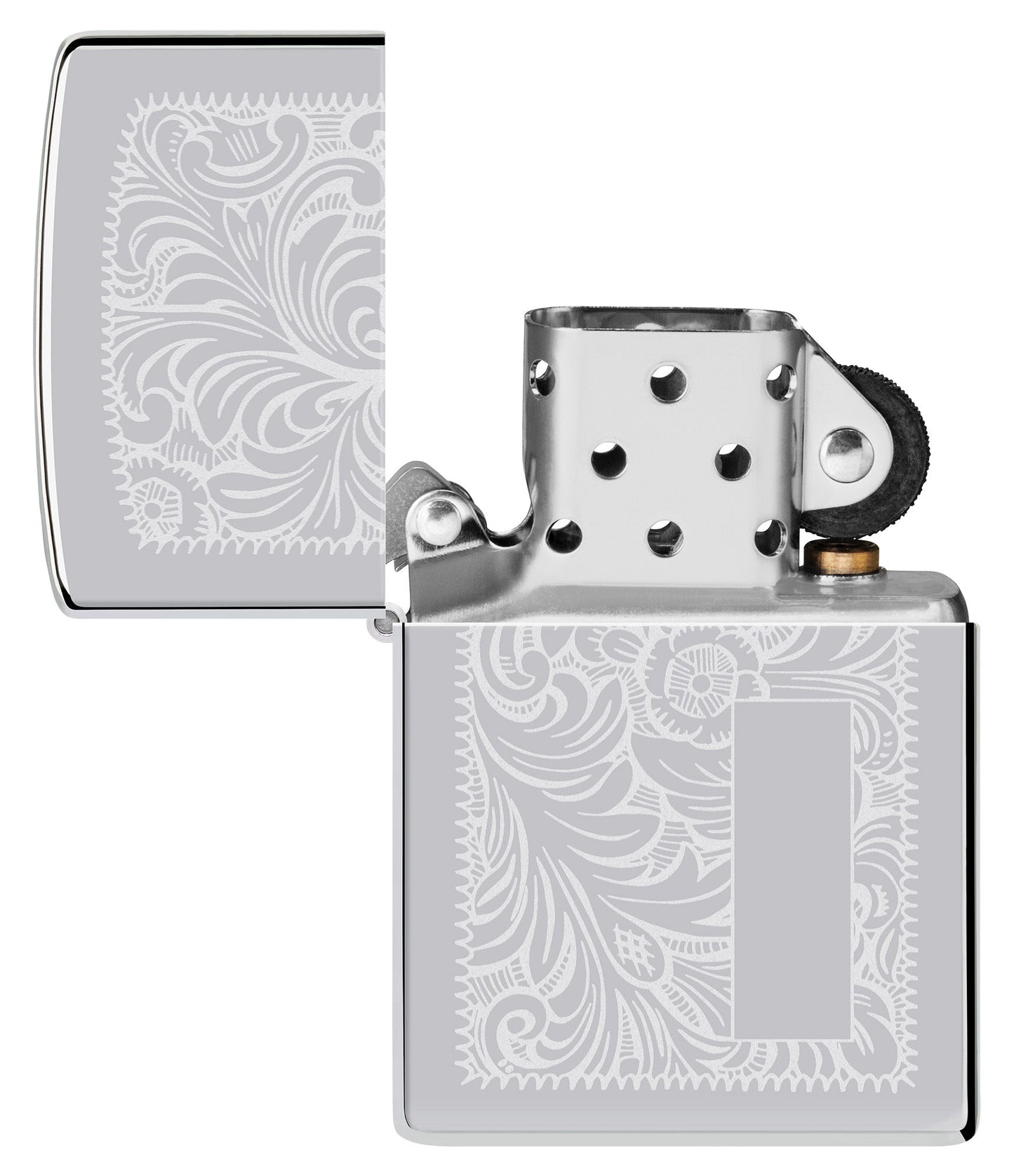 Zippo High Polish Chrome Venetian® Windproof Lighter