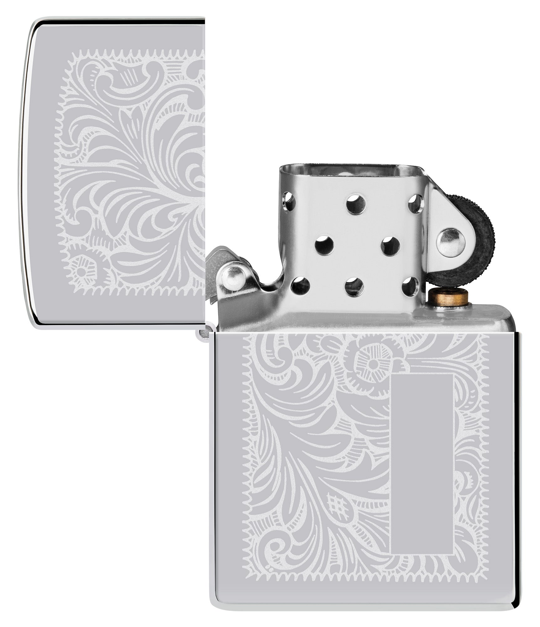 Zippo High Polish Chrome Venetian® Windproof Lighter