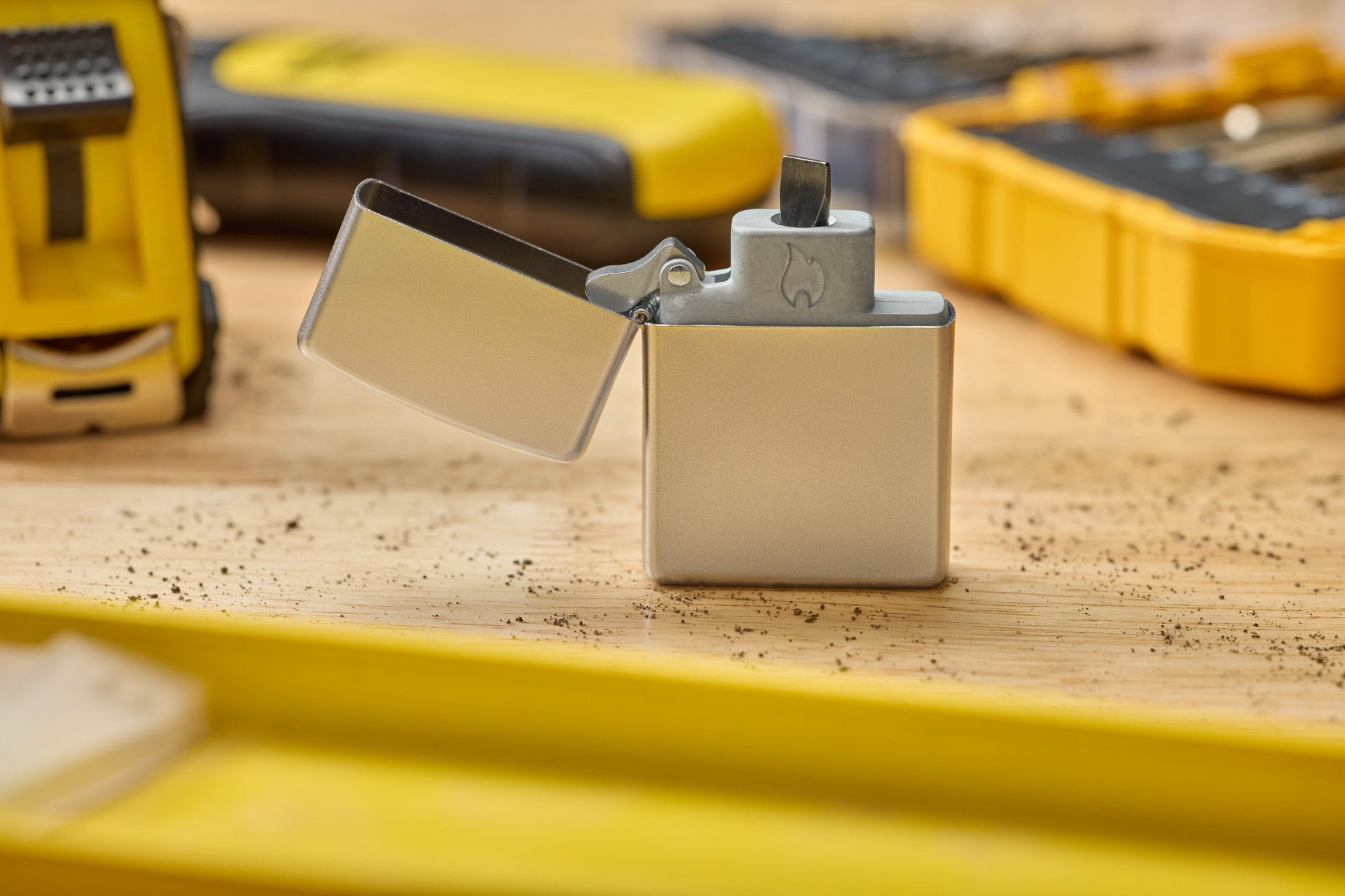 Zippo Bit Safe Screwdriver Satin Chrome Lighter Insert