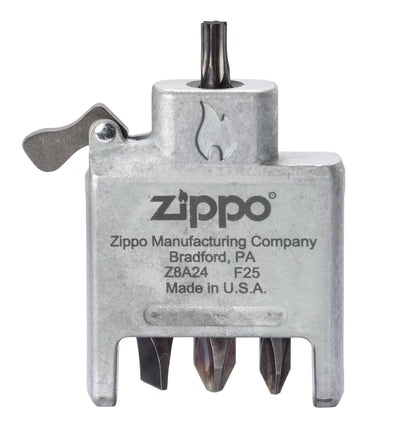 Zippo Bit Safe Screwdriver Brushed Chrome Lighter Insert