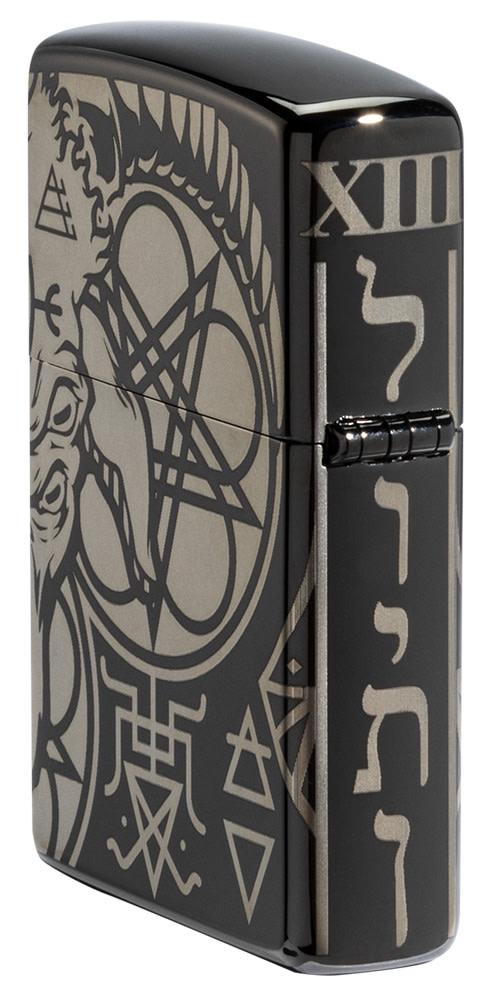 Zippo Occult Design High Polish Black Windproof Lighter