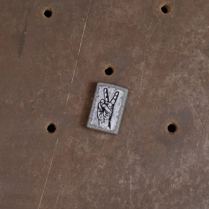 Zippo Graffiti Peace Design Iron Stone Windproof Lighter