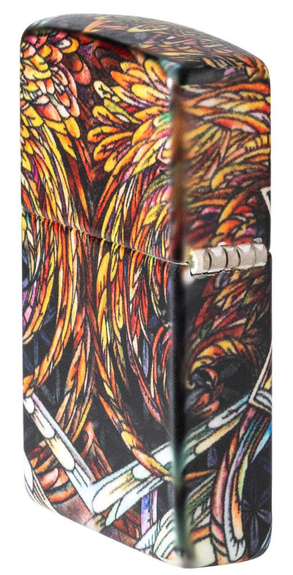 Zippo Abstract Psychedelia 540 Color Glow-In-The-Dark Windproof Lighter