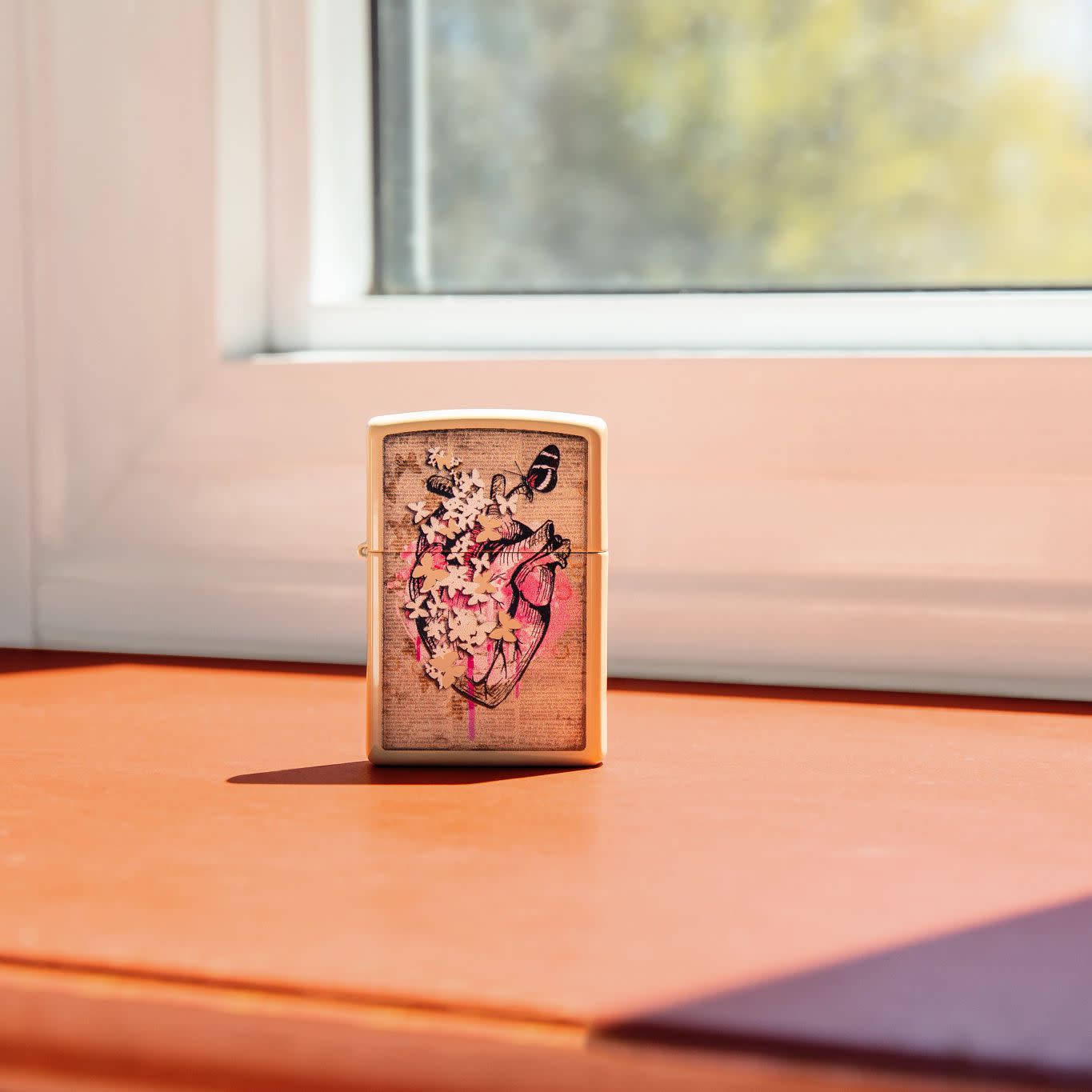Zippo Literary Anatomy Flat Sand Windproof Lighter