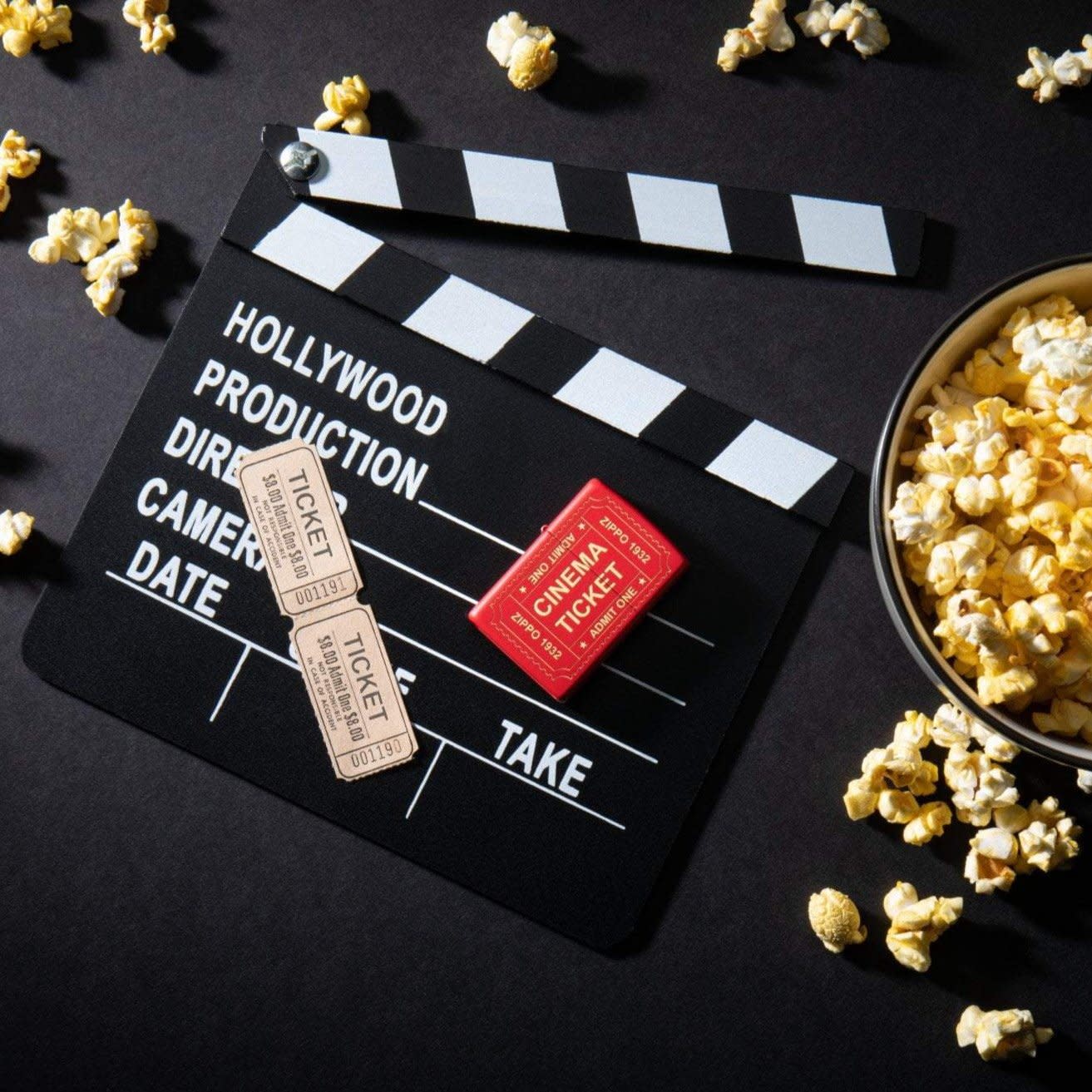 Zippo Cinema Ticket Red Matte Windproof Lighter