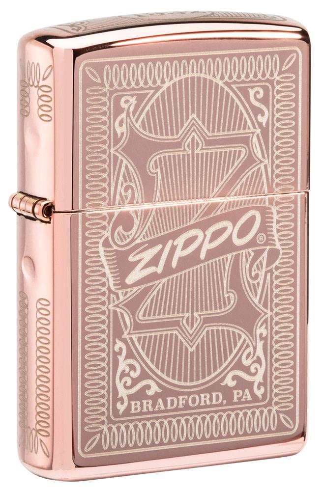 Zippo Reimagine High Polish Rose Gold Windproof Lighter