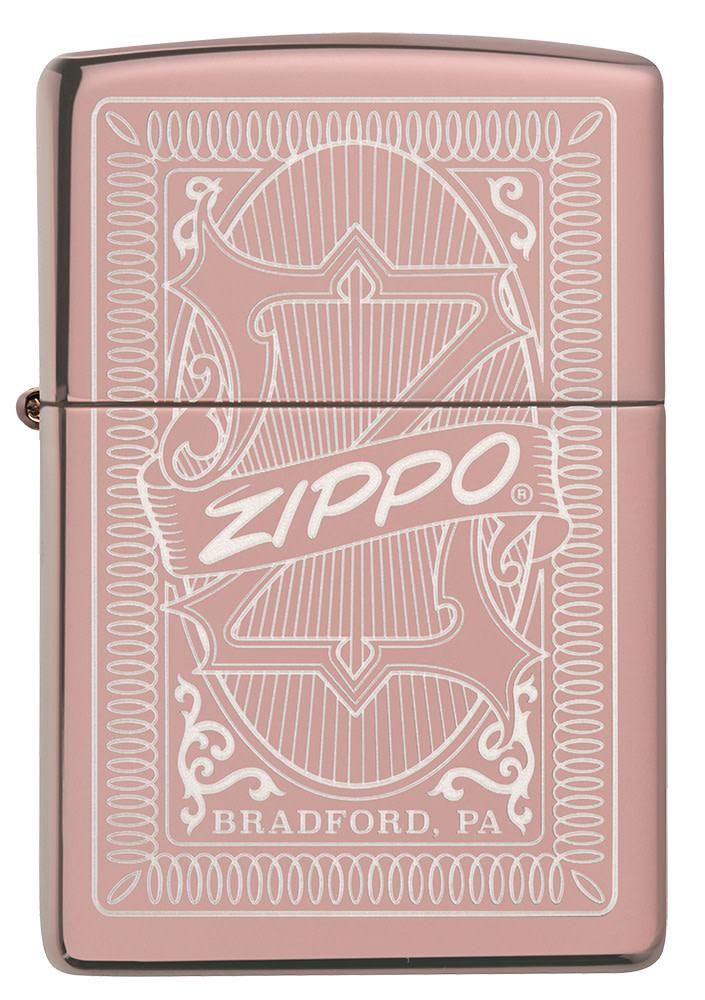 Zippo Reimagine High Polish Rose Gold Windproof Lighter