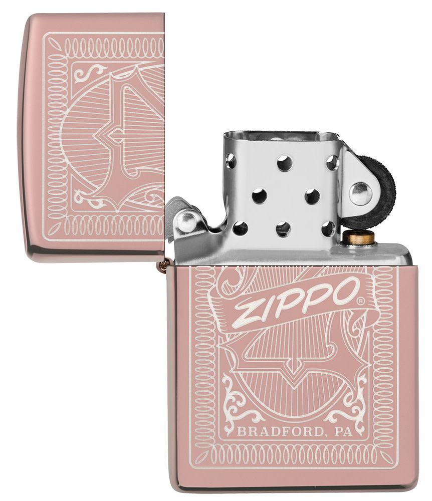 Zippo Reimagine High Polish Rose Gold Windproof Lighter