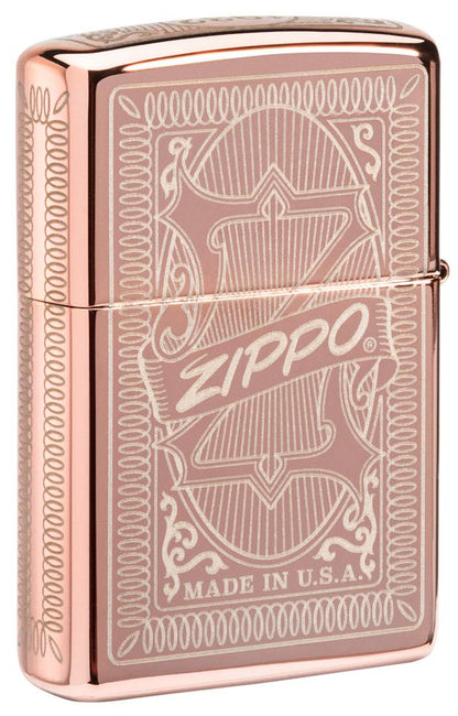 Zippo Reimagine High Polish Rose Gold Windproof Lighter