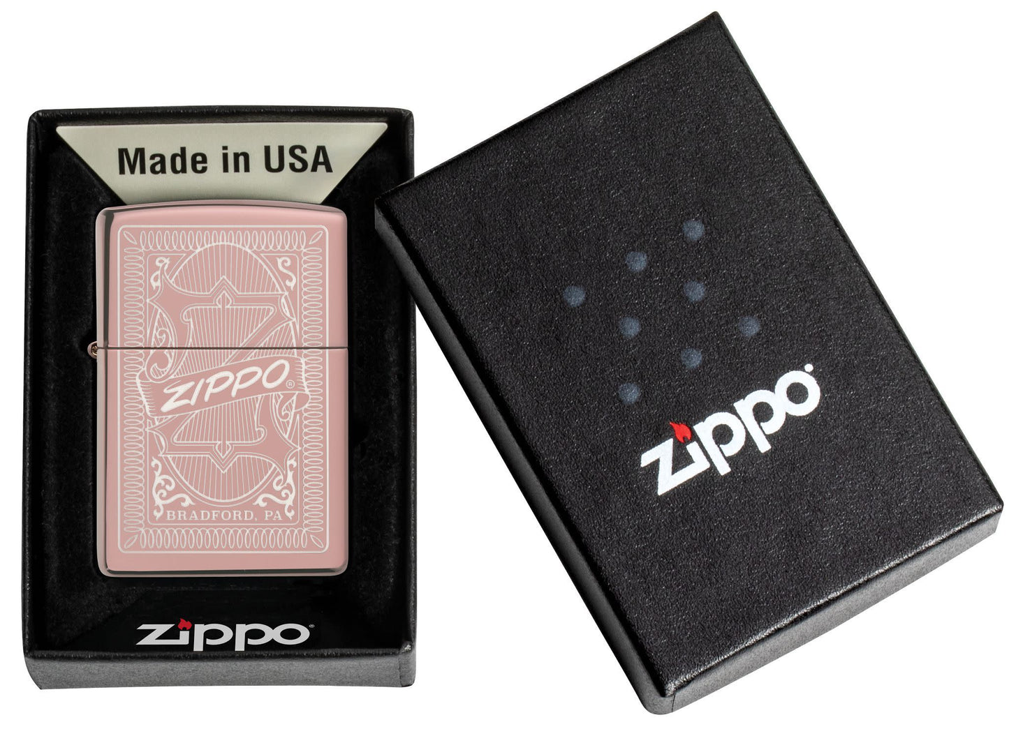 Zippo Reimagine High Polish Rose Gold Windproof Lighter