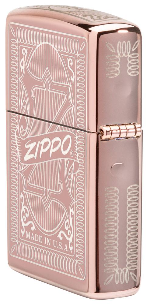 Zippo Reimagine High Polish Rose Gold Windproof Lighter